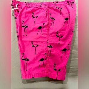 H&M Men’s Pink Flamingo Swim Board Shorts (W30)